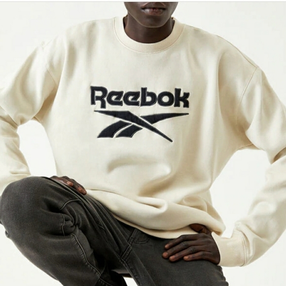 Reebok Washed Vector Crew Neck Sweatshirt - Picture 9 of 9